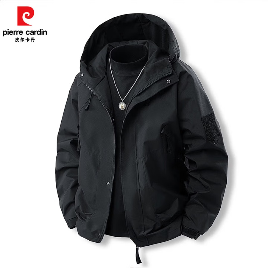 皮尔卡丹2026年春季户外男登山服外套